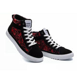 Men'S Lace Flat Printed Casual Shoes