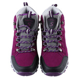 Casual Outdoor Block Color Lace Up Ladies Hiking Sports Shoes