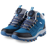 Casual Outdoor Block Color Lace Up Ladies Hiking Sports Shoes