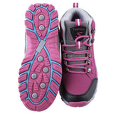 Casual Outdoor Block Color Lace Up Ladies Hiking Sports Shoes