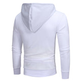 Oblique Zippers Color Block Fleece Hoodie