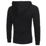 Oblique Zippers Color Block Fleece Hoodie
