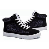 Men'S Lace Flat Printed Casual Shoes